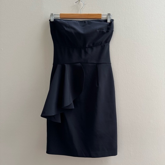 Christies A Porter Black Strapless Bodycon Cocktail Dress Small - Picture 6 of 8